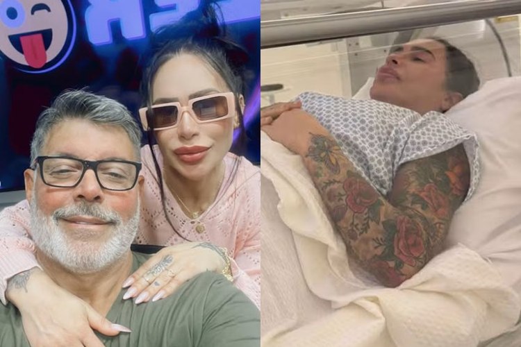 Esposa de Alexandre Frota é internada e passa por cirurgia delicada