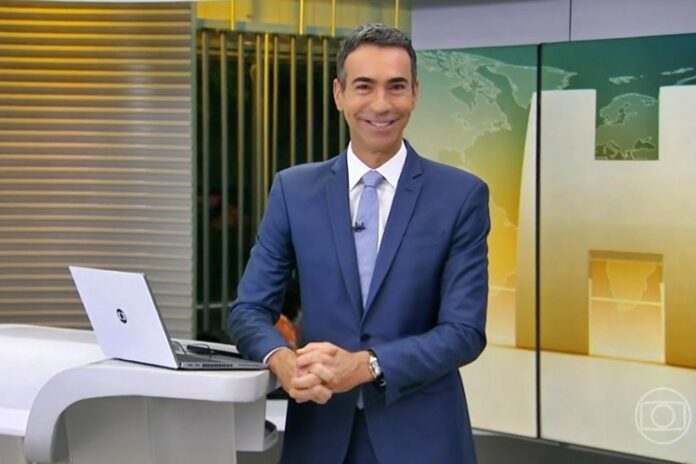 César Tralli no Jornal Hoje - Foto: TV Globo