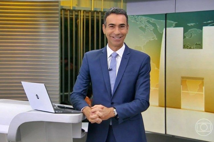 César Tralli no Jornal Hoje - Foto: TV Globo