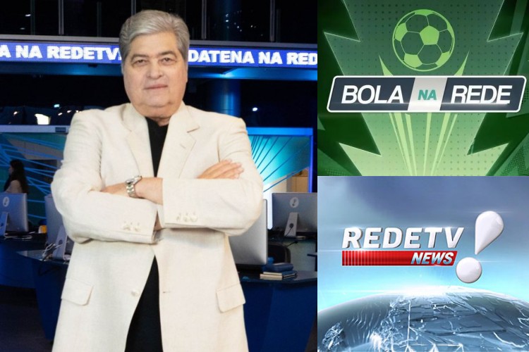 Datena faz RedeTV! mudar horário do Bola na Rede e cortar o RedeTV! News em sua programação