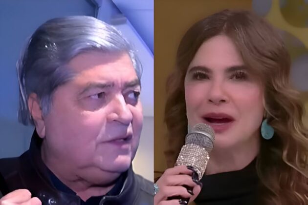 Datena e Luciana Gimenez (Reprodu&ccedil;&atilde;o: RedeTV!)