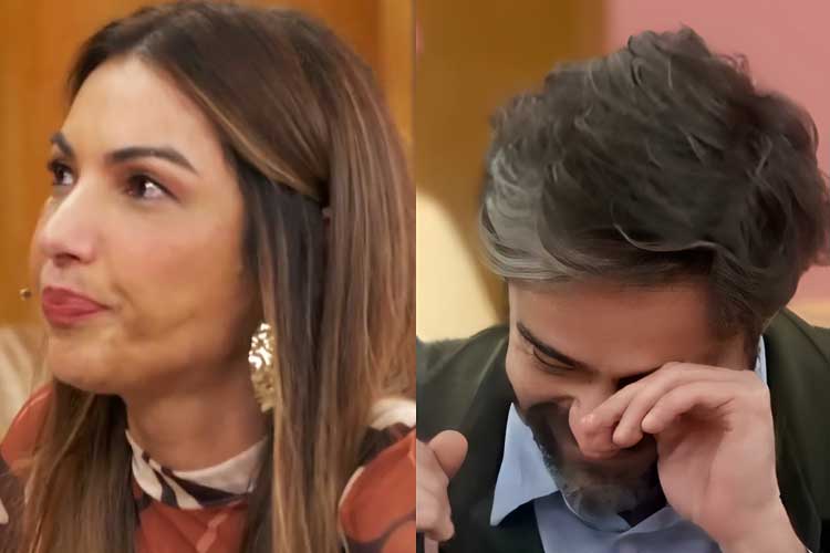 No ‘Encontro’, ator de ‘Garota do Momento’ recebe surpresa ao vivo e não segura a emoção