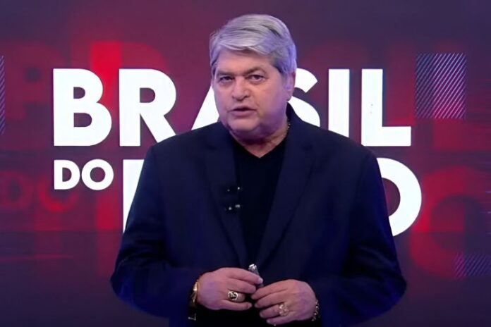 José Luiz Datena estreando emissora (Reprodução: RedeTV!)