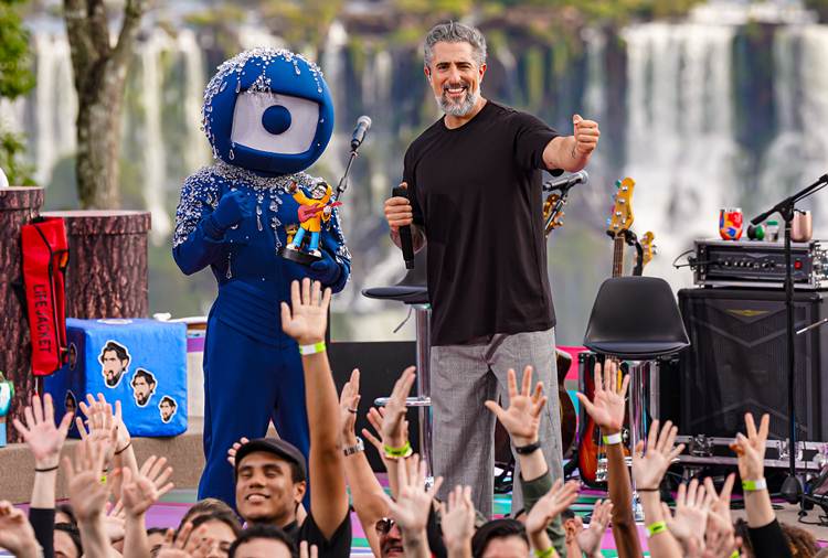 Marcos Mion apresenta ‘Caldeirão de Inverno’ direto de Foz do Iguaçu