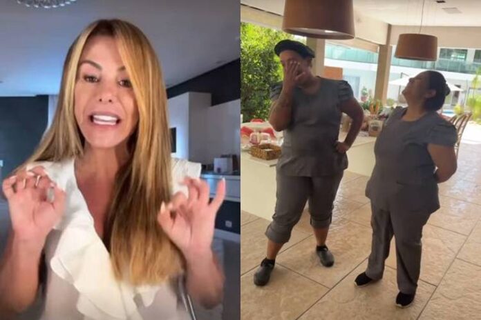 Poliana Rocha com Lud e Báh