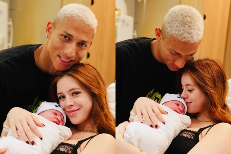 Nasce o primeiro filho de Richarlison e Amanda Araujo: “meu amor”