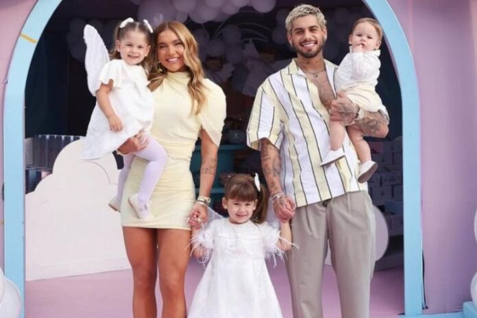 Virginia Fonseca, Zé Felipe, Maria Flor, Maria Alice e José Leonardo (Reprodução/Instagram @virginia)
