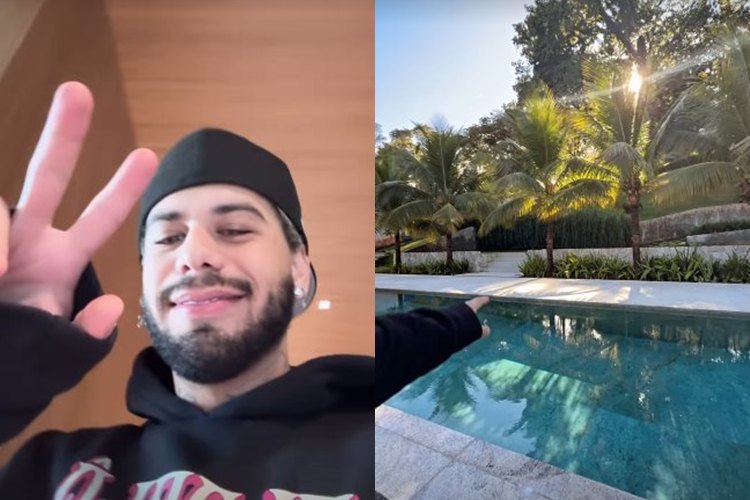 Zé Felipe divulga detalhes de sua nova mansão em Goiânia