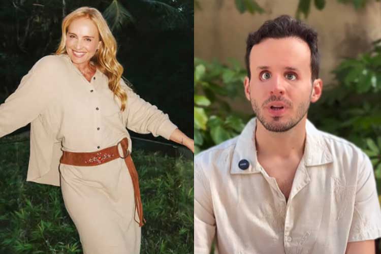 Influenciador com deficiência visual realiza sonho ao conhecer Angélica