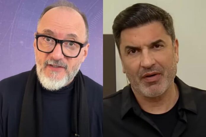 Britto Jr e Edu Guedes (Reprodução: Youtube/RedeTV)