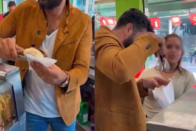 Cantor sertanejo sai do palco e vai servir salgadinhos para fãs em padaria