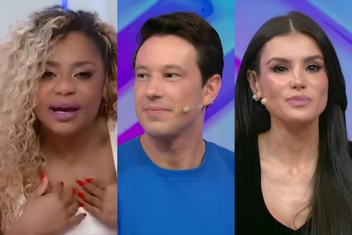 Cariúcha, Gabriel Cartolano e Gaby Cabrini (Reprodução: SBT)