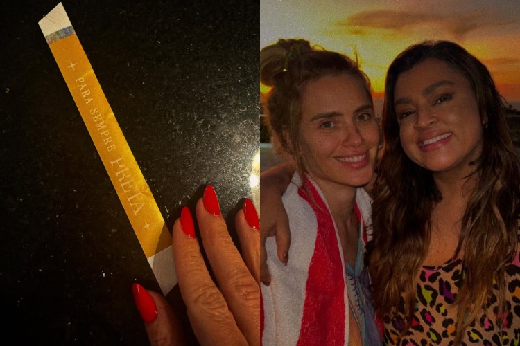 Carolina Dieckmmann diz que ‘um pedaço dela foi com Preta Gil’ e comove web: “Exemplo de amizade”