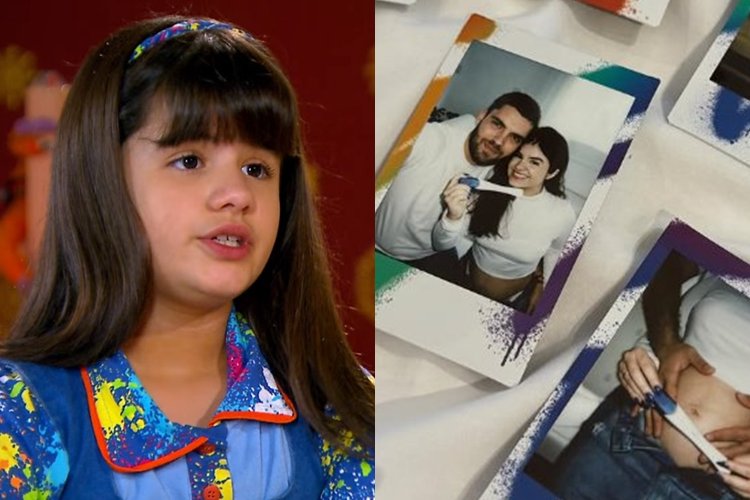 Carolina Chamberlain, atriz de Chiquititas do SBT, anuncia gravidez