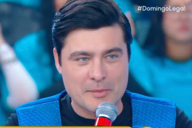 Galã de novelas, Guilherme Leicam surge irreconhecível no ‘Domingo Legal’