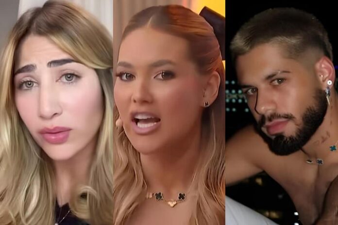 Jéssica Beatriz Costa, Virginia Fonseca e Zé Felipe (Reprodução: Instagram)