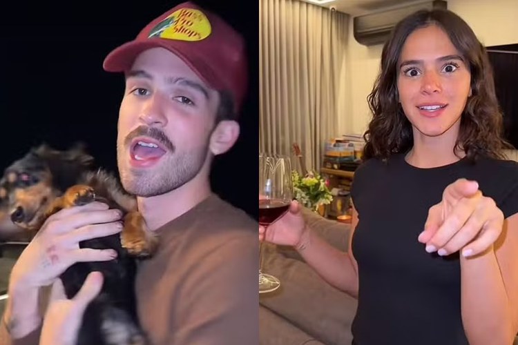 Após término, Bruna Marquezine e João Guilherme gravam juntos pela primeira vez