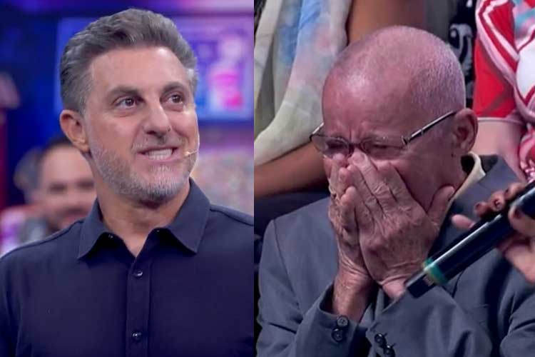 Luciano Huck realiza sonho no palco do ‘Domingão’ e promove encontro inesperado