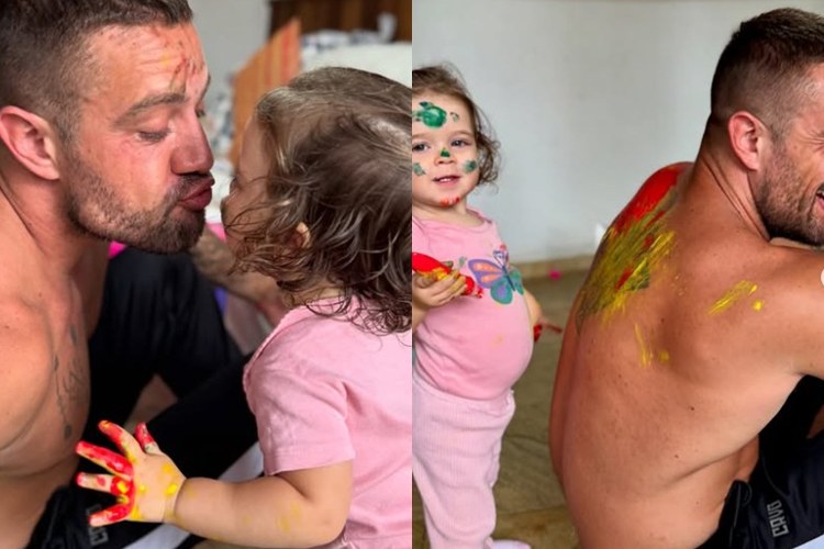 Rafael Cardoso, após dois anos de distância, lamenta saudade dos filhos