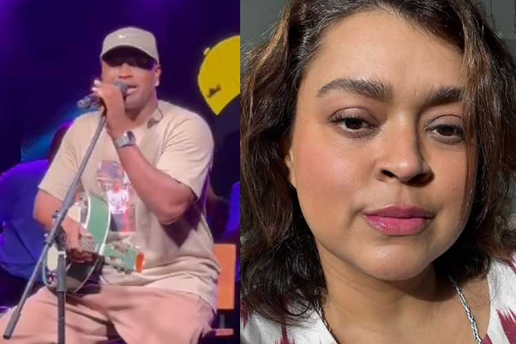 Thiaguinho faz público chorar ao homenagear Preta Gil e confessa: ‘Repensei se viria hoje’