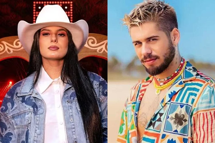 Ana Castela e Zé Felipe - Foto: Globo/Instagram