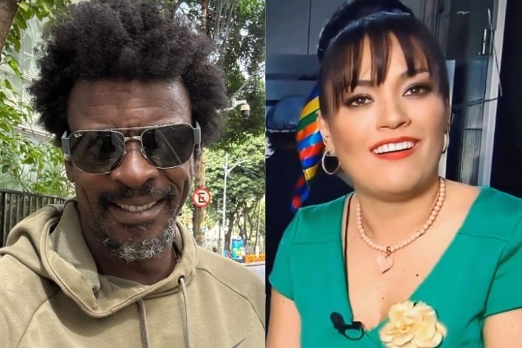 Seu Jorge e Milene Pavorô