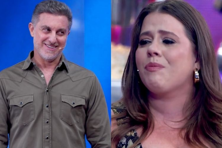 Um simples gesto de Luciano Huck fez Tati Machado ‘desabar’ no palco do Domingão