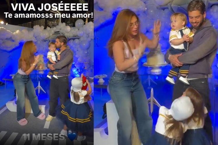 Virginia Fonseca com Zé Felipe e filhos Virginia Fonseca com Zé Felipe e filhos