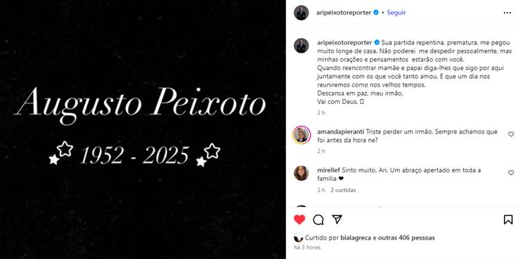 Ari Peixoto - print Instagram