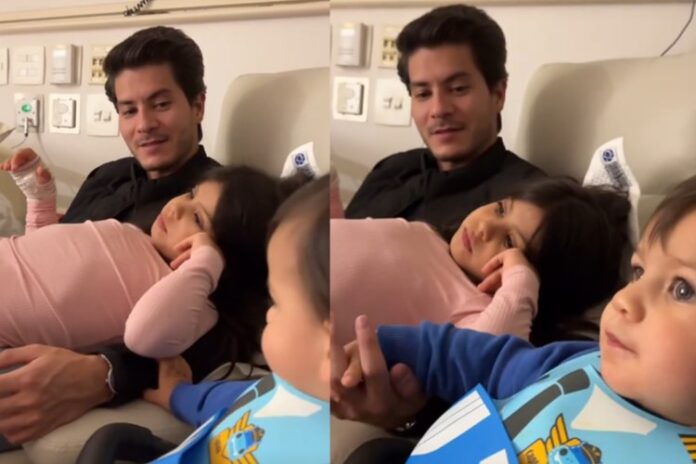 Arthur Aguiar, Sophia e Gabriel - Foto: Instagram Stories