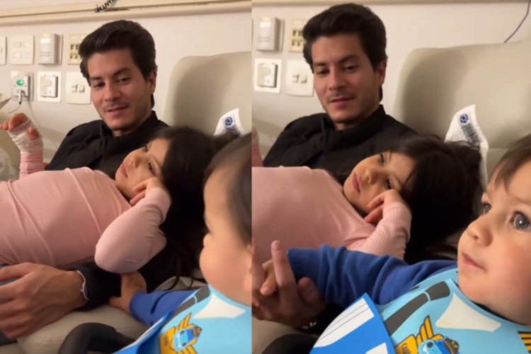 Arthur Aguiar revela pedido de Sophia que segue internada após cirurgia