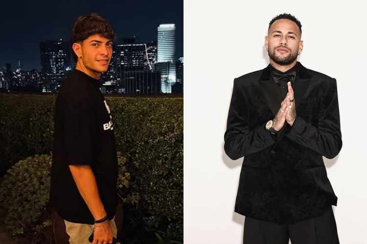 Agustín Giay e Neymar Jr.