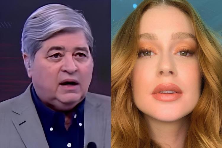 Datena surge em choque com Marina Ruy Barbosa e explica motivo: “Arrepiado”