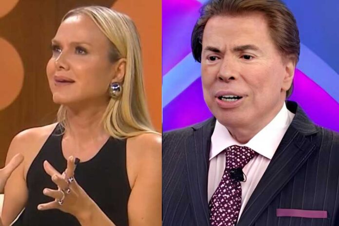 Eliana e Silvio Santos