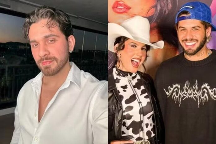 Gustavo Mioto, Ana Castela e Zé Felipe - Foto: Instagram/X