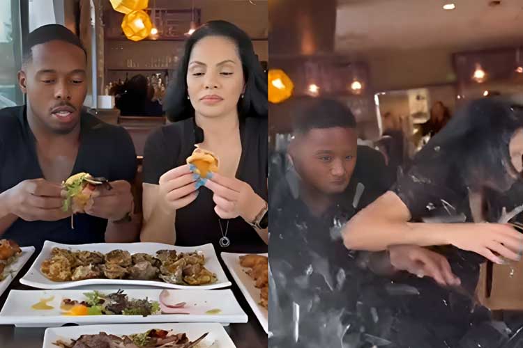 Carro invade restaurante durante gravação e atinge influenciadores
