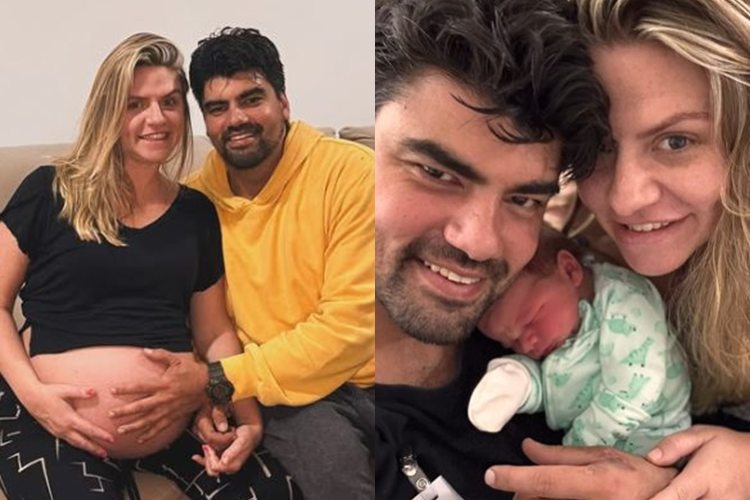 Nasce João Pedro, filho do jornalista André Azeredo e Nathalia Tisott