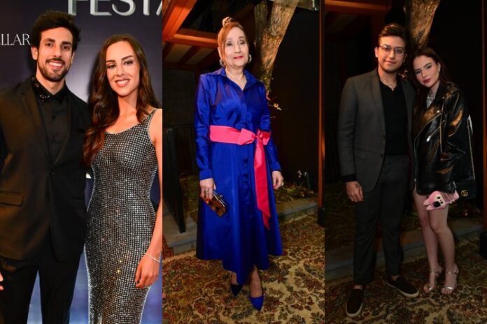 Julinho Casares e Lara SIlva, Sonia Abrão e Sophia Valverde Julinho Casares e Lara SIlva, Sonia Abrão e Sophia Valverde (Fotos: Leo Franco e Van Campos / AgNews)