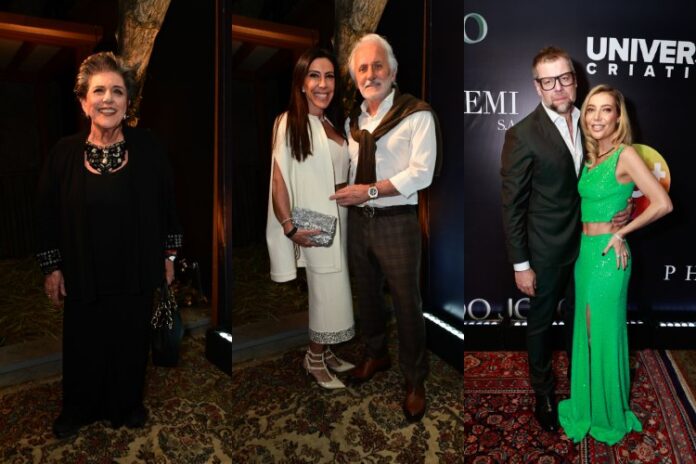 Leda Nagle, Otávio Mesquista, Luiza Possi e Cris Leda Nagle, Otávio Mesquista, Luiza Possi e Cris (Fotos: Leo Franco e Van Campos / AgNews)