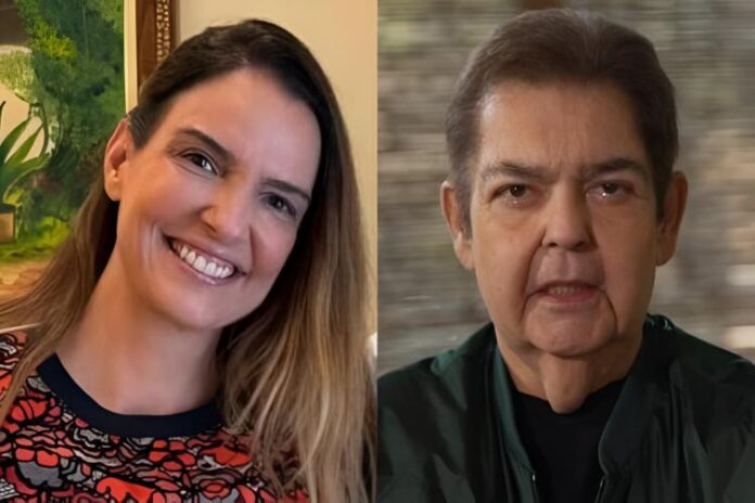 Luciana Cardoso e Faustão