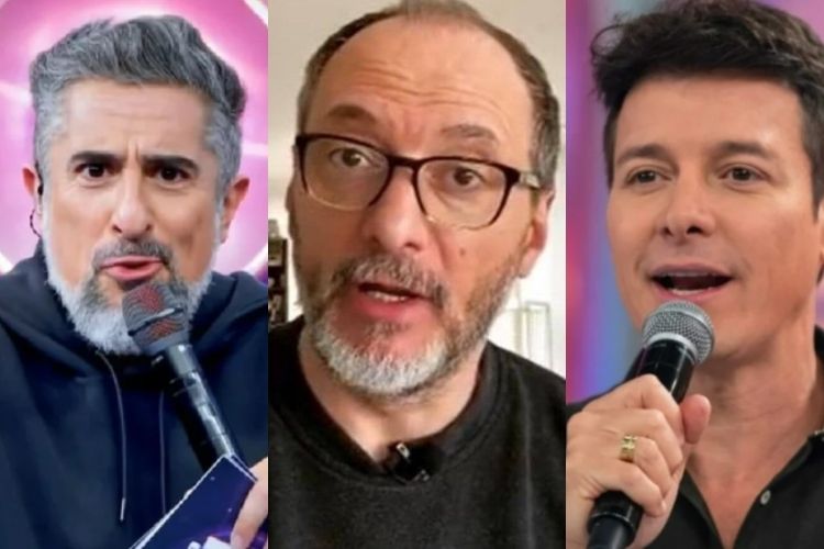 Marcos Mion, Brito Jr. e Rodrigo Faro Marcos Mion, Brito Jr. e Rodrigo Faro