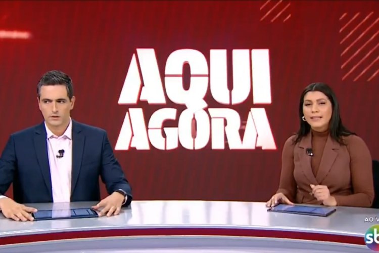 Aqui Agora, do SBT, enfrenta problema técnico e Dani Brandi precisa intervir às pressas