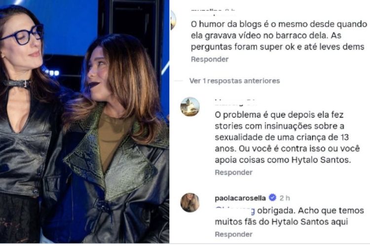 Mensagem Paola Carosella