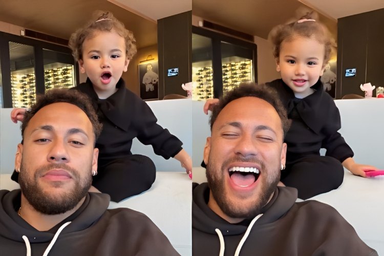 Momento fofura! Neymar faz pergunta à Mavie e recebe resposta inesperada
