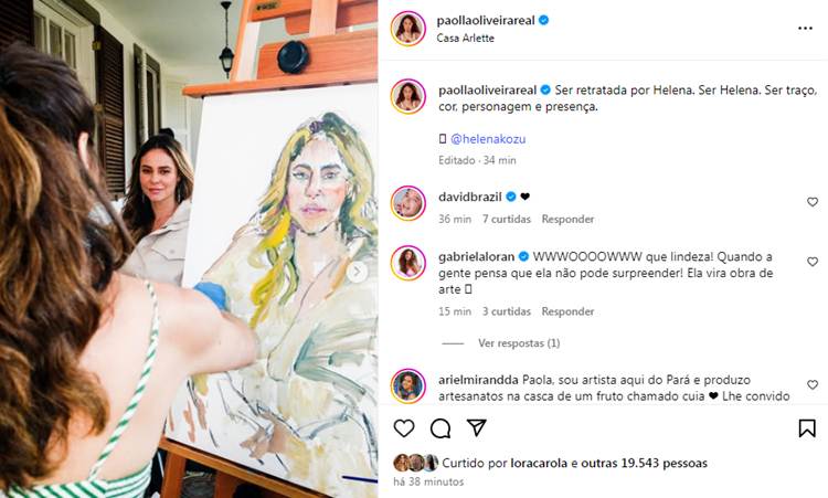 Paolla Oliveira - print instagram