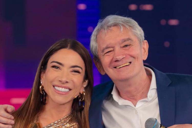 Patrícia Abravanel mostra encontro com Serginho Groisman no SBT e afirma: “Que honra!”