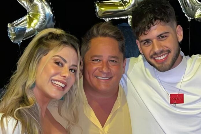 Poliana Rocha, Leonardo e zé Felipe Poliana Rocha, Leonardo e Zé Felipe