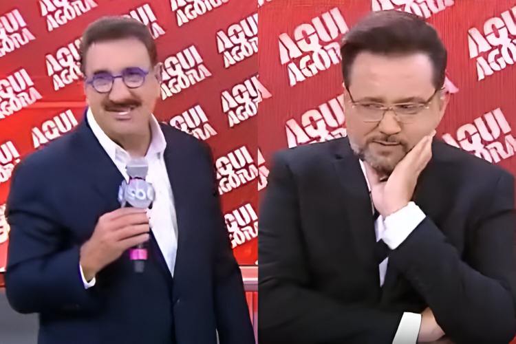 Ratinho invade o ‘Aqui Agora’ e cumpre promessa histórica envolvendo Geraldo Luís
