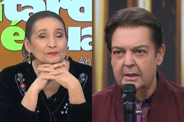 Sonia Abrão e Faustão