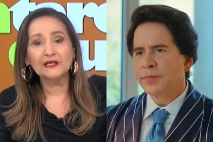 Sonia Abrão e Leandro Hassum